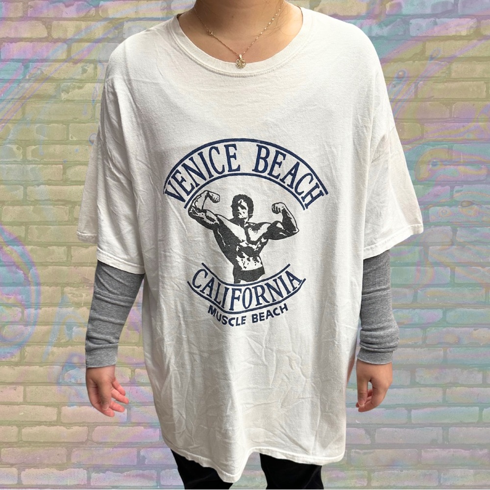 Vintage Y2K Venice Beach California Muscle Beach T-shirt